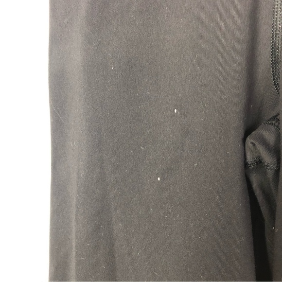 Lululemon Astro Pink & Black Criss Cross Waistband Flared Leg Yoga Pant 4 - Picture 6 of 6